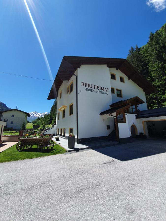 Apartamento Haus Bergheimat Sankt Leonhard im Pitztal Exterior foto