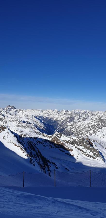 Apartamento Haus Bergheimat Sankt Leonhard im Pitztal Exterior foto