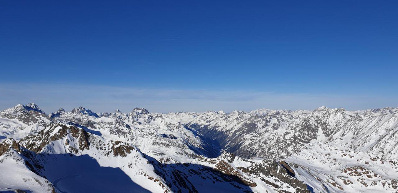 Apartamento Haus Bergheimat Sankt Leonhard im Pitztal Exterior foto